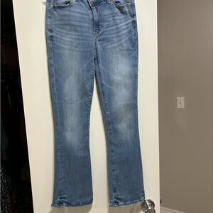 American Eagle, High Rise skinny kick boot jeans